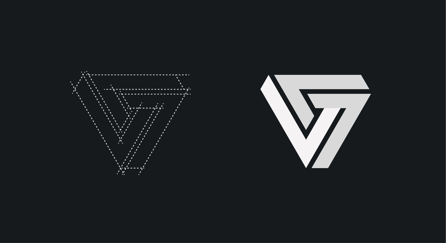 The VS mark — union of the letters V and S forming the Versus isotype